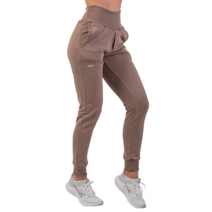 Nebbia High-Waist Loose Fit Sweatpants "Feeling Good" Brown S