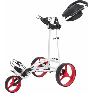 Big Max Autofold FF White/Red Manuální golfové vozíky