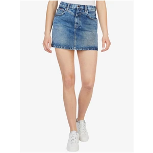 Blue Women's Denim Skirt Pepe Jeans Rachel - Women