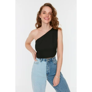 Trendyol Black One Shoulder Blouse