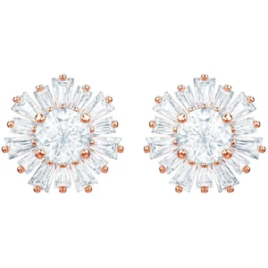 Swarovski Oslnivé bronzové náušnice SUNSHINE 5459597