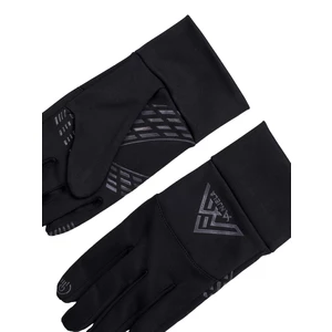 Ladies' black tactile gloves