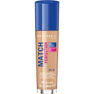 Rimmel Match Perfection tekutý make-up SPF 20 odstín 303 True Nude 30 ml