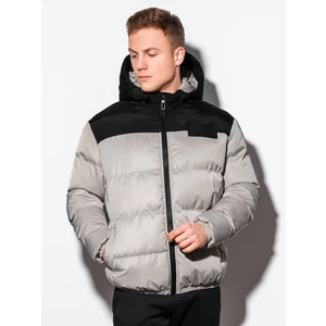 Ombre Clothing Men's winter quilted jacket C458