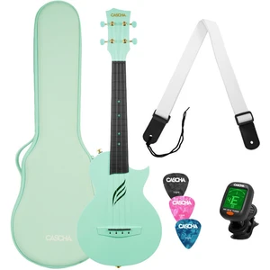 Cascha Carbon Fibre Set Koncert ukulele Mint