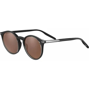 Serengeti Leonora Shiny Transparent Black/Mineral Polarized Drivers