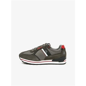 Grey men's suede shoes U.S. Polo Assn. - Men's