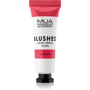 MUA Makeup Academy Blushed tekutá tvářenka odstín Razzleberry 10 ml