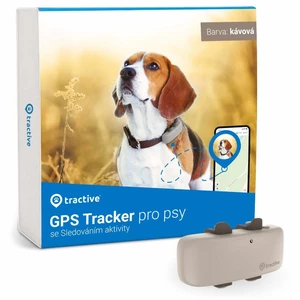 Tractive GPS DOG 4 - GPS sledovanie polohy a aktivity pre psov - Kávová