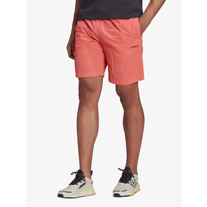 Pink Men's Shorts with Adidas Originals Belt - Men's