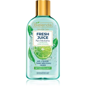 Bielenda Fresh Juice Lime micelární voda pro smíšenou a citlivou pleť 500 ml