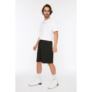 Trendyol Black Men's Oversize Fit Basic Shorts & Bermuda