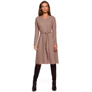 Stylove Woman's Dress S250 Cappuccino