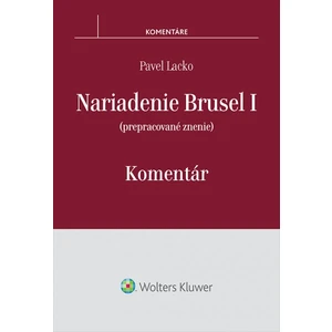 Nariadenie Brusel I Komentár - Pavel Lacko