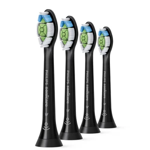 Philips Sonicare Optimal White Standard náhradní hlavice pro zubní kartáček HX6064/11 Black 4 ks