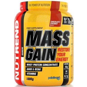 Nutrend Mass Gain 1000 g variant: čokoláda - kokos