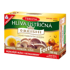 Terezia hliva ustricovitá s rakytníkoým olejom a reishi forte