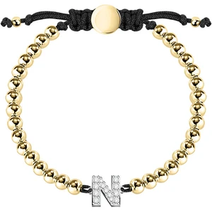 La Petite Story Bicolor náramek s písmenkem "N" LPS05ARR17