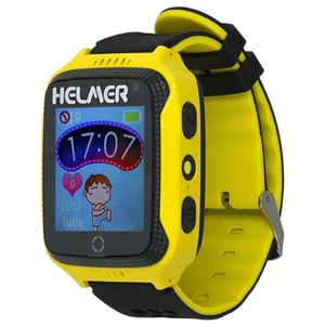 Detské smart hodinky Helmer LK 707 s GPS lokátorom, žltá