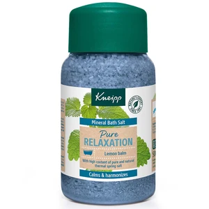 Kneipp Pure Relaxation Lemon Balm sůl do koupele s minerály 500 g