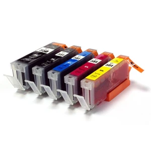 Canon CLI-551 Bk, C,M,Y + PGI-550Bk multipack kompatibilní cartridge