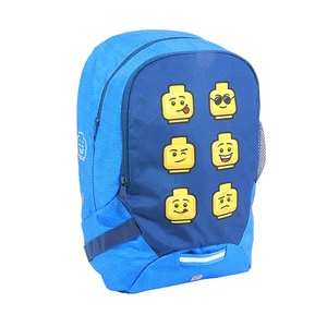 LEGO Školní batoh LEGO Faces Blue 16,5 l