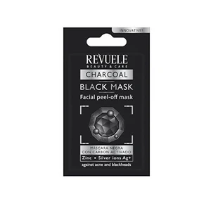 Revuele Slupovací maska s aktivním uhlím Beauty & Care (Black Mask Peel Off) 7 ml