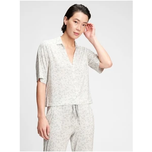 GAP Košile na spaní truesleep button-front top in modal