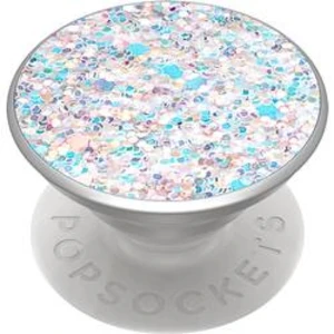 Stojan na mobilní telefon POPSOCKETS Sparkle Snow White N/A, stříbrná, třpytivý efekt