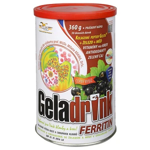 Geladrink Geladrink Ferritin nápoj Černý rybíz 360 g