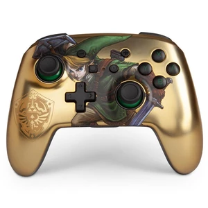 PowerA Enhanced Wireless Controller - Link Gold for Nintendo Switch