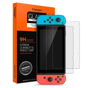 Védőüveg Spigen GLAS.tr Slim Nintendo Switch, 2 darab