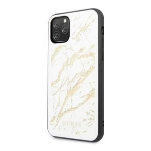 Tok Guess Marble Glass for iPhone 11, fehér