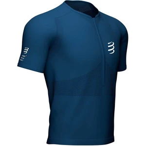 Compressport Trail Half-Zip Fitted SS Top Blu S