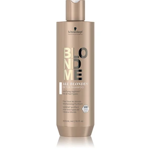 Schwarzkopf Professional BlondMe All Blondes Detox Shampoo szampon oczyszczający do włosów blond 300 ml