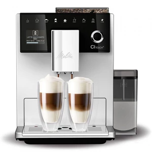 Espresso Melitta CI Touch Stříbrné strieborné automatický kávovar • pripravíte espresso, cappuccino, latte, macchiato, lungo • príkon 1 400 W • tlak 1
