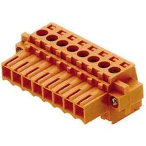 Zásuvkový konektor na kabel Weidmüller BL 3.50/02/180F SN OR BX 1606640000, 14 mm, pólů 2, rozteč 3.5 mm, 132 ks