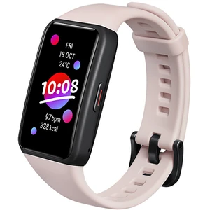 Fitness náramok Honor Band 6 ružový (55026706-001... Fitness náramek 1.47" AMOLED ,  akcelerometer, krokoměr, senzor srdečního tepu, kalorie, budík,