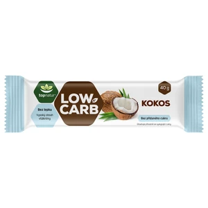 Topnatur Low Carb Tyčinka 40 g kokos