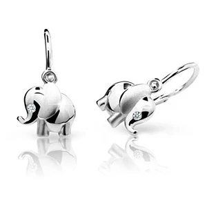 Cutie Jewellery Detské náušnice z bieleho zlata C1955-10-10-X-2