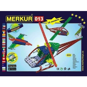 Merkur 013 Vrtulník 222 dílů, 10 modelů [HRAČKA]
