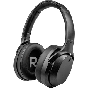 LINDY LH700XW Bluetooth, káblové Hi-Fi slúchadlá Over Ear cez uši Headset, regulácia hlasitosti, otočná slúchadlá čierna
