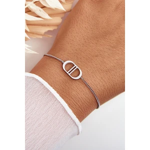 Women's Silver Stainless Steel Bracelet