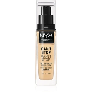 NYX Professional Makeup Can't Stop Won't Stop vysoko krycí make-up odtieň 6.5 Nude 30 ml