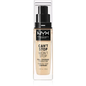 NYX Professional Makeup Can't Stop Won't Stop vysoce krycí make-up odstín 6.3 Warm Vanilla 30 ml