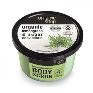 Organic Shop Organic Lemongrass & Sugar jemný peeling na telo 250 ml