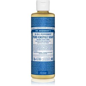 Dr. Bronner’s Peppermint tekuté univerzální mýdlo 240 ml