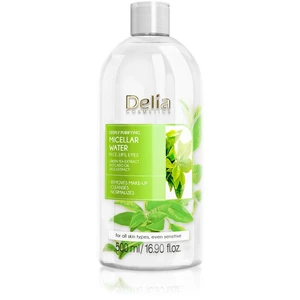 Delia Cosmetics Micellar Water Green Tea osvěžující čisticí micelární voda 500 ml