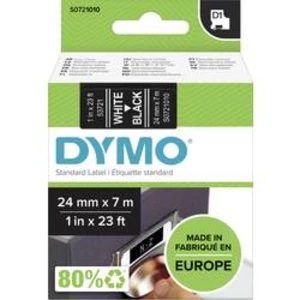 Páska do štítkovača DYMO 53721, 24 mm, 7 m, biela, čierna