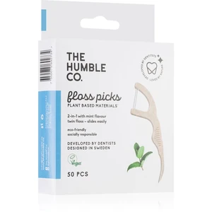 The Humble Co. Floss Picks dentální párátka Mint 50 ks